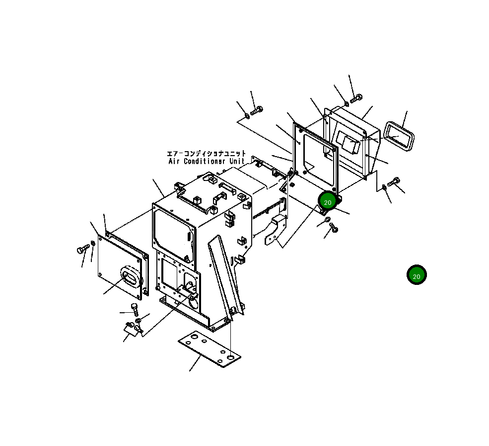 Крышка 17A-Z11-7670 Komatsu