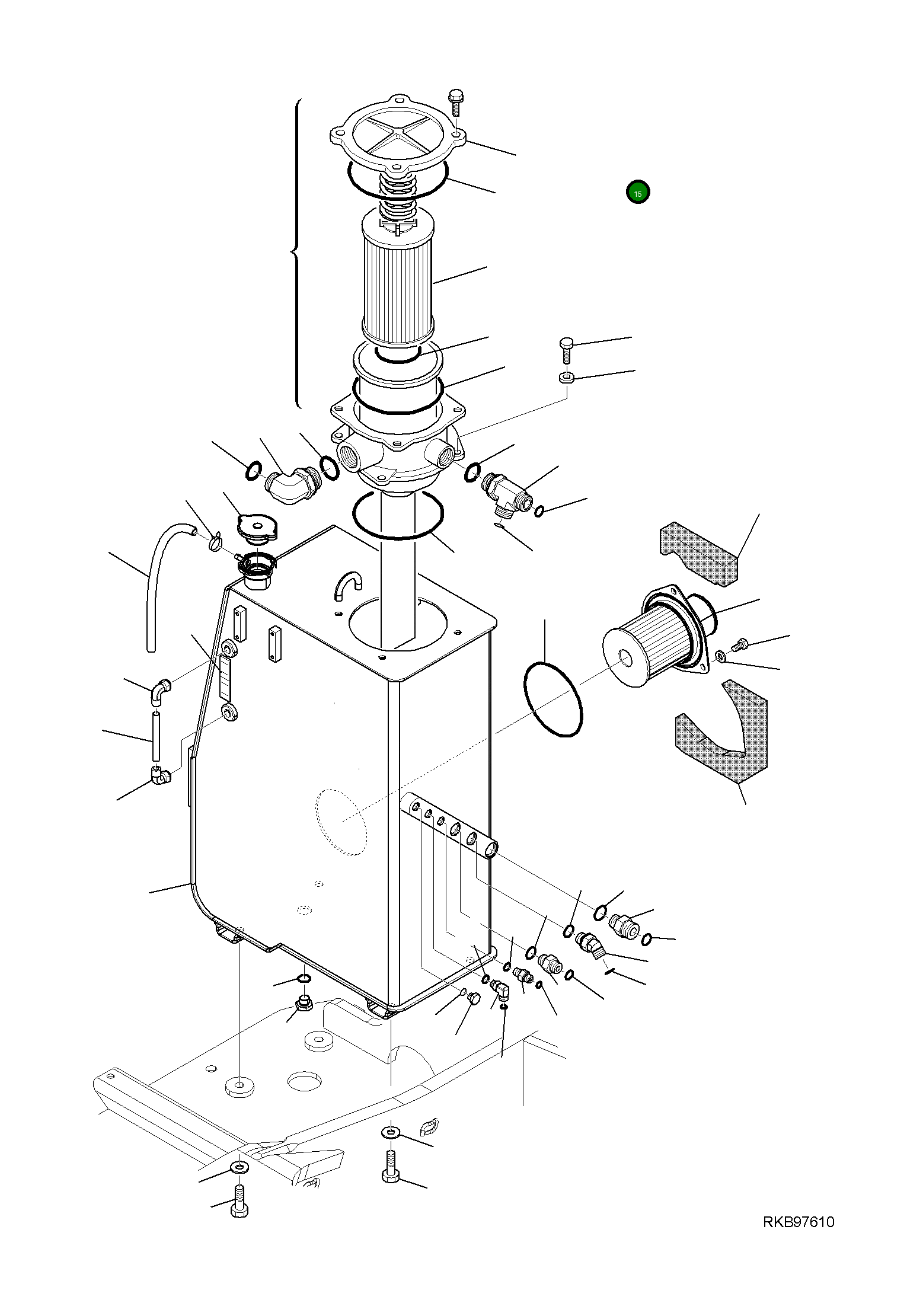 Крышка 22E-60-11260 Komatsu