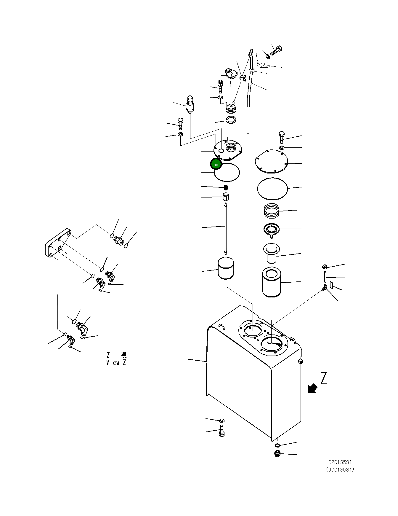 Крышка 20Y-60-42143 Komatsu
