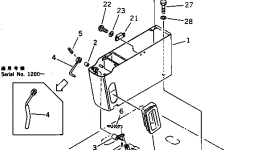 Крышка 203-54-56122 Komatsu