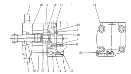 Кольцо уплотнительное (O-Ring) FF7822-61440 Komatsu
