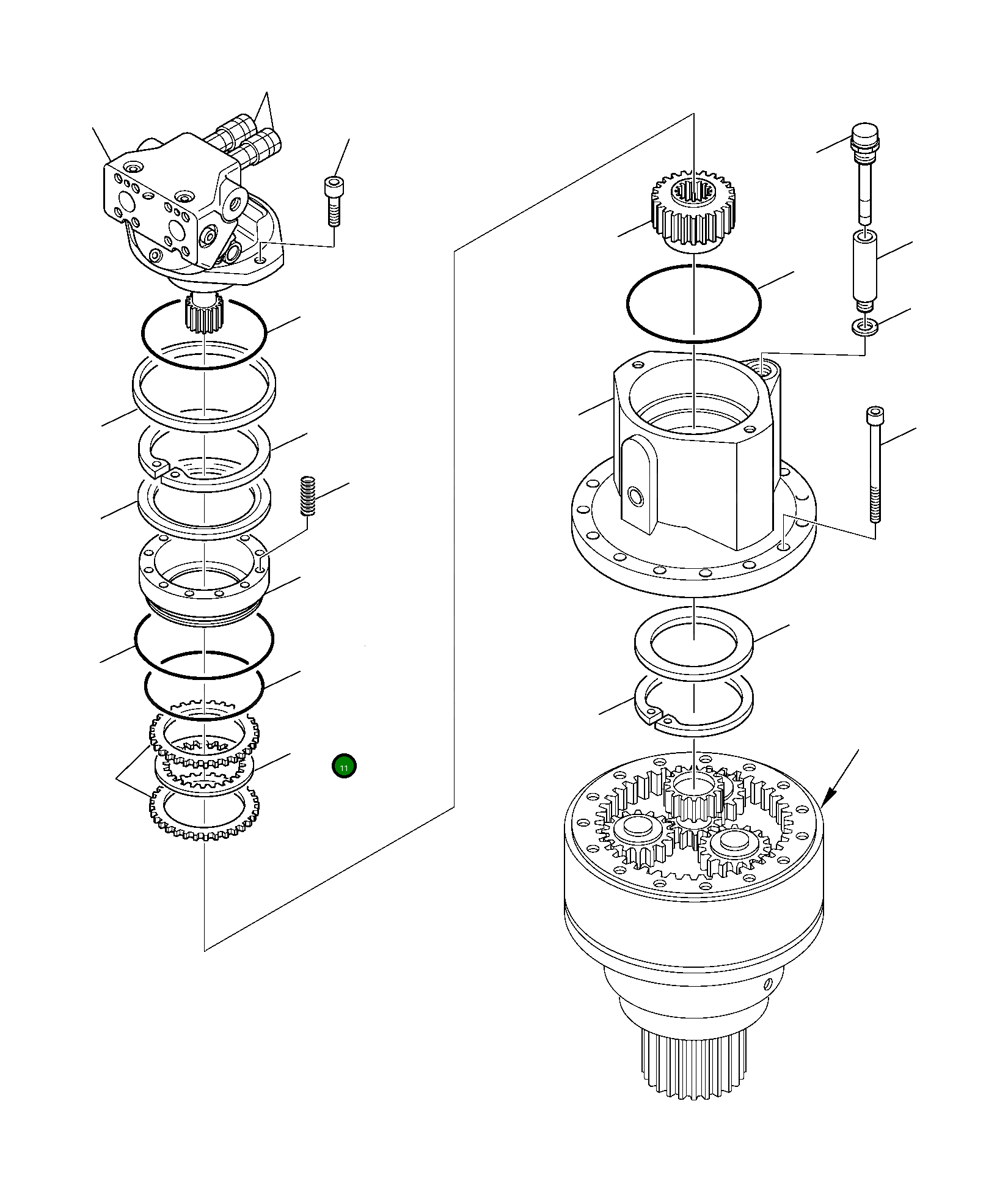 Кольцо уплотнительное (O-Ring) 226-60-16340  Komatsu