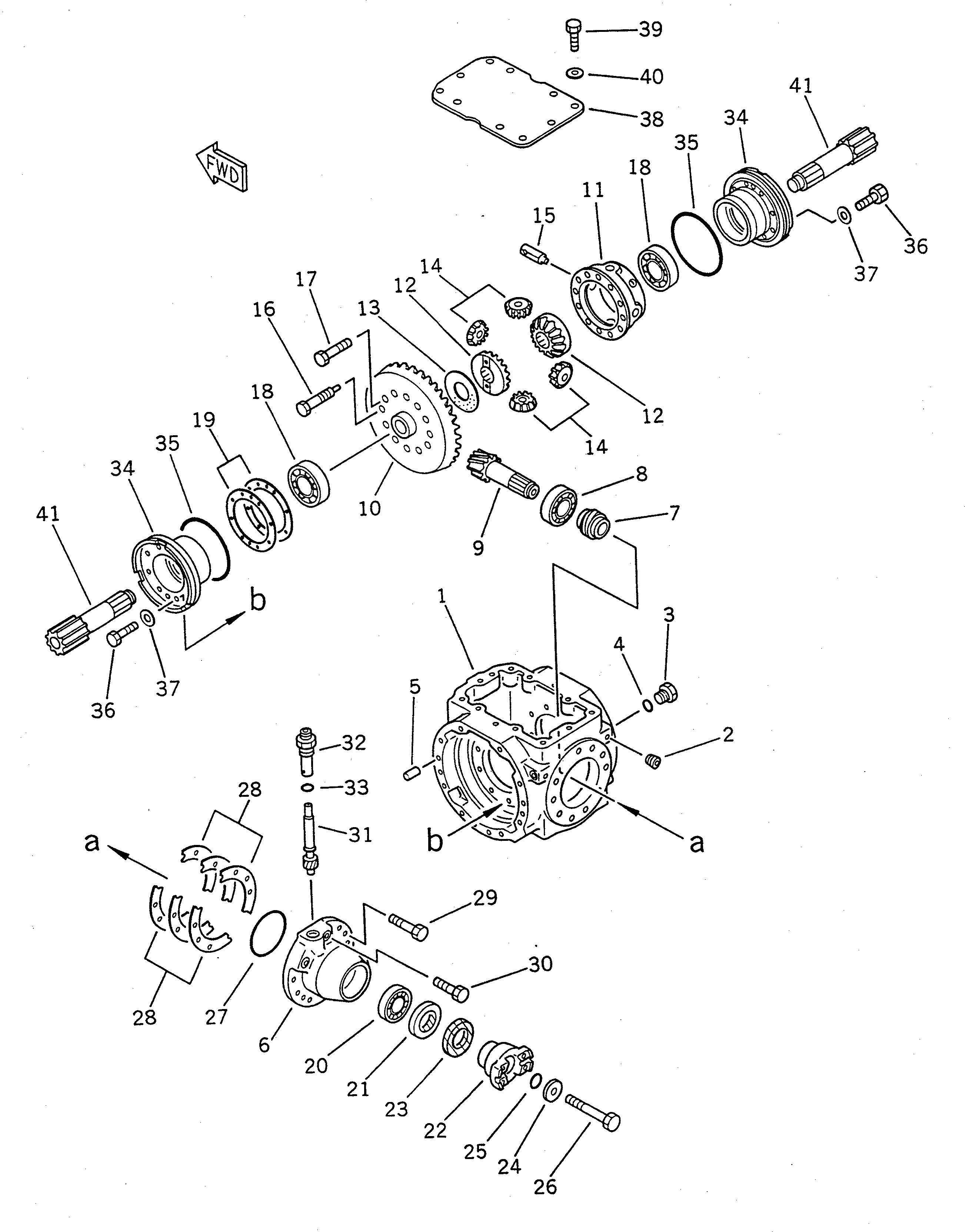 Кольцо уплотнительное (O-Ring) 415-33-11431 Komatsu