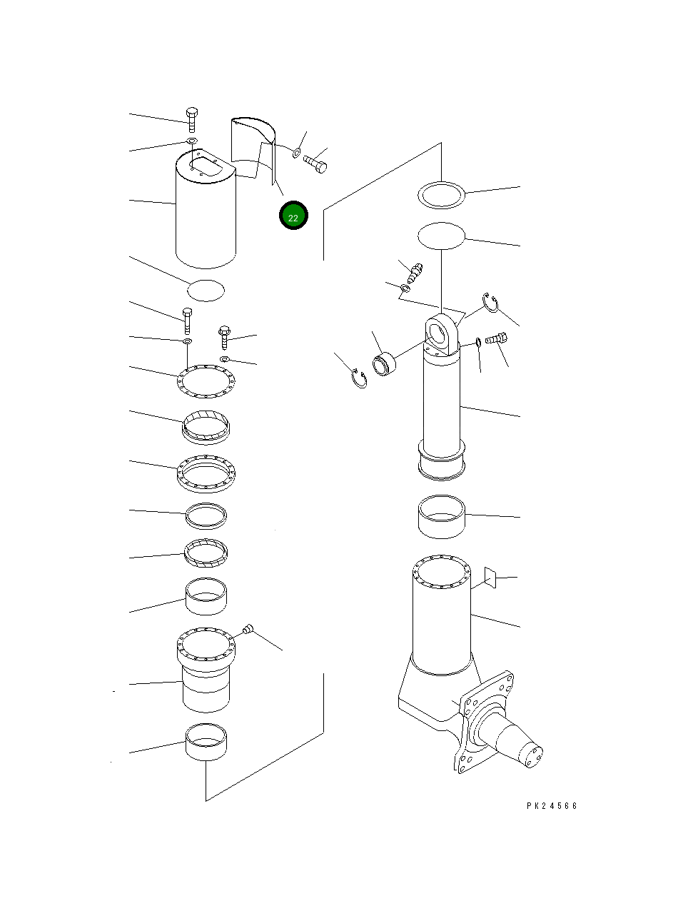 Крышка 567-50-31180 Komatsu
