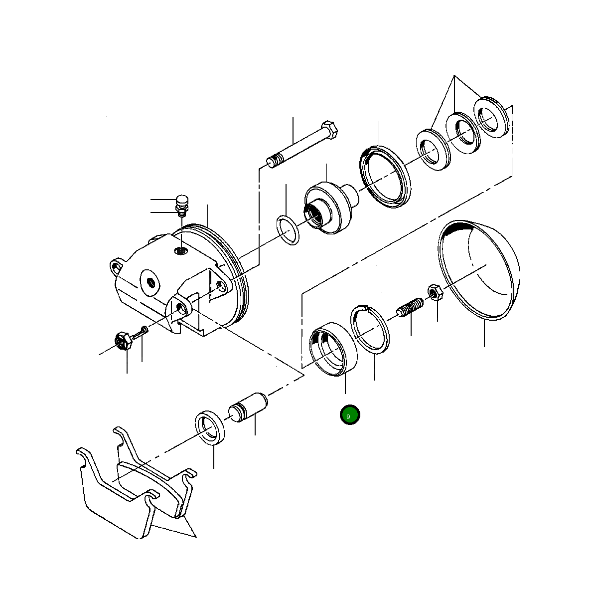 Кольцо 1430 236 H1 Komatsu