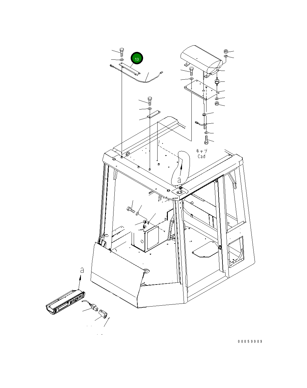 Крышка 426-56-31750 Komatsu