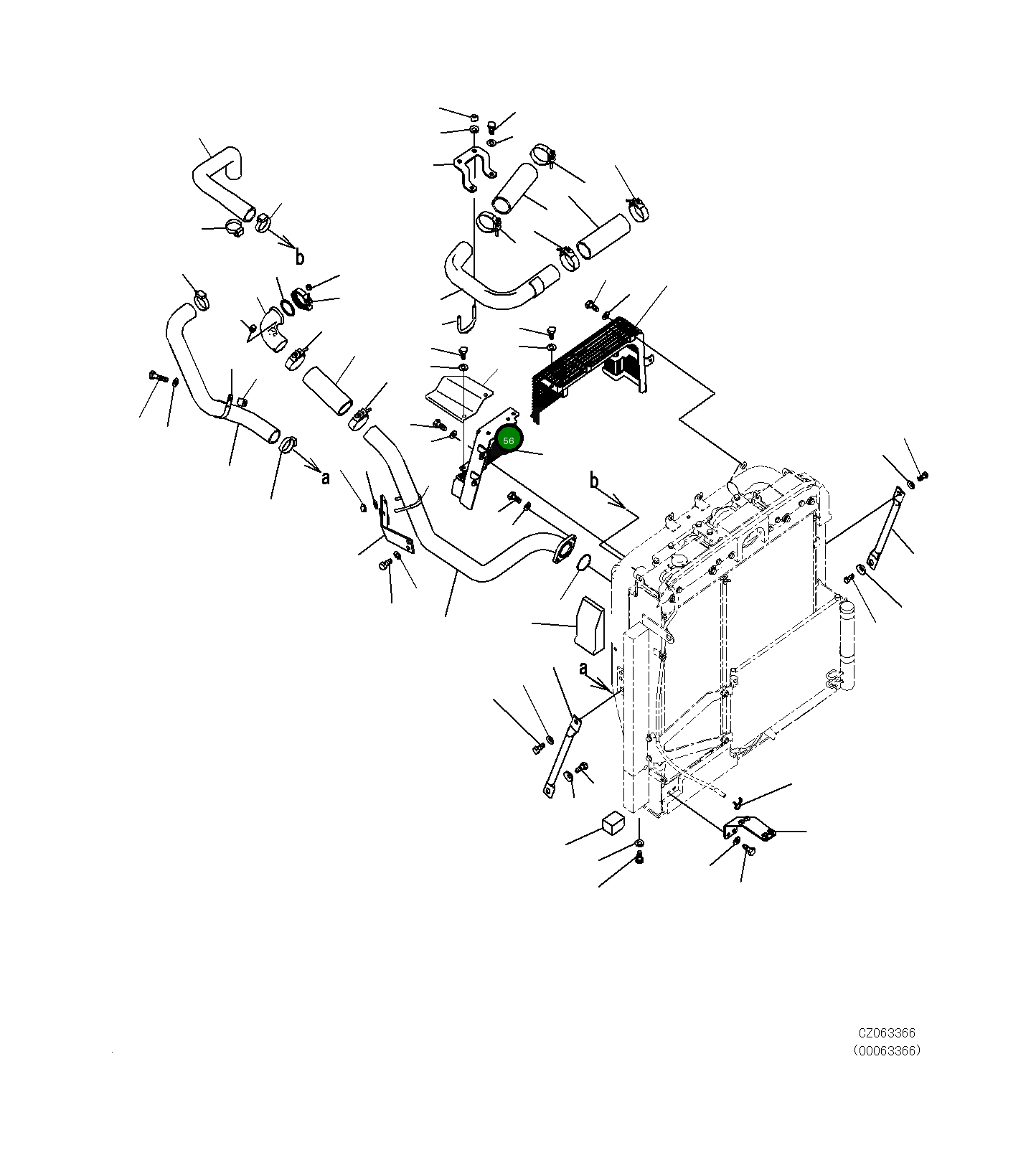 Крышка 20Y-03-46710 Komatsu