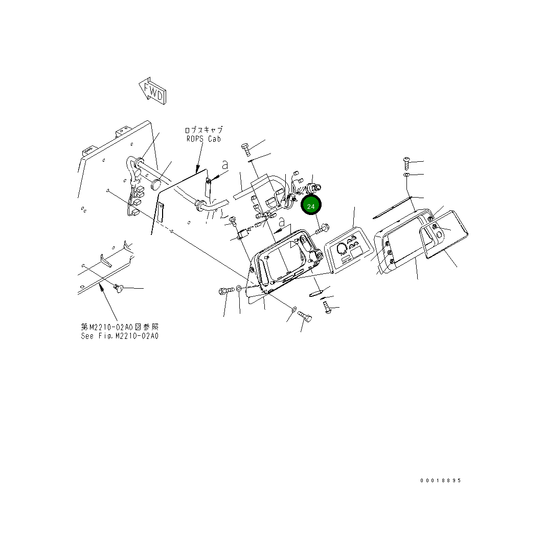 Болт 01435-41235 Komatsu