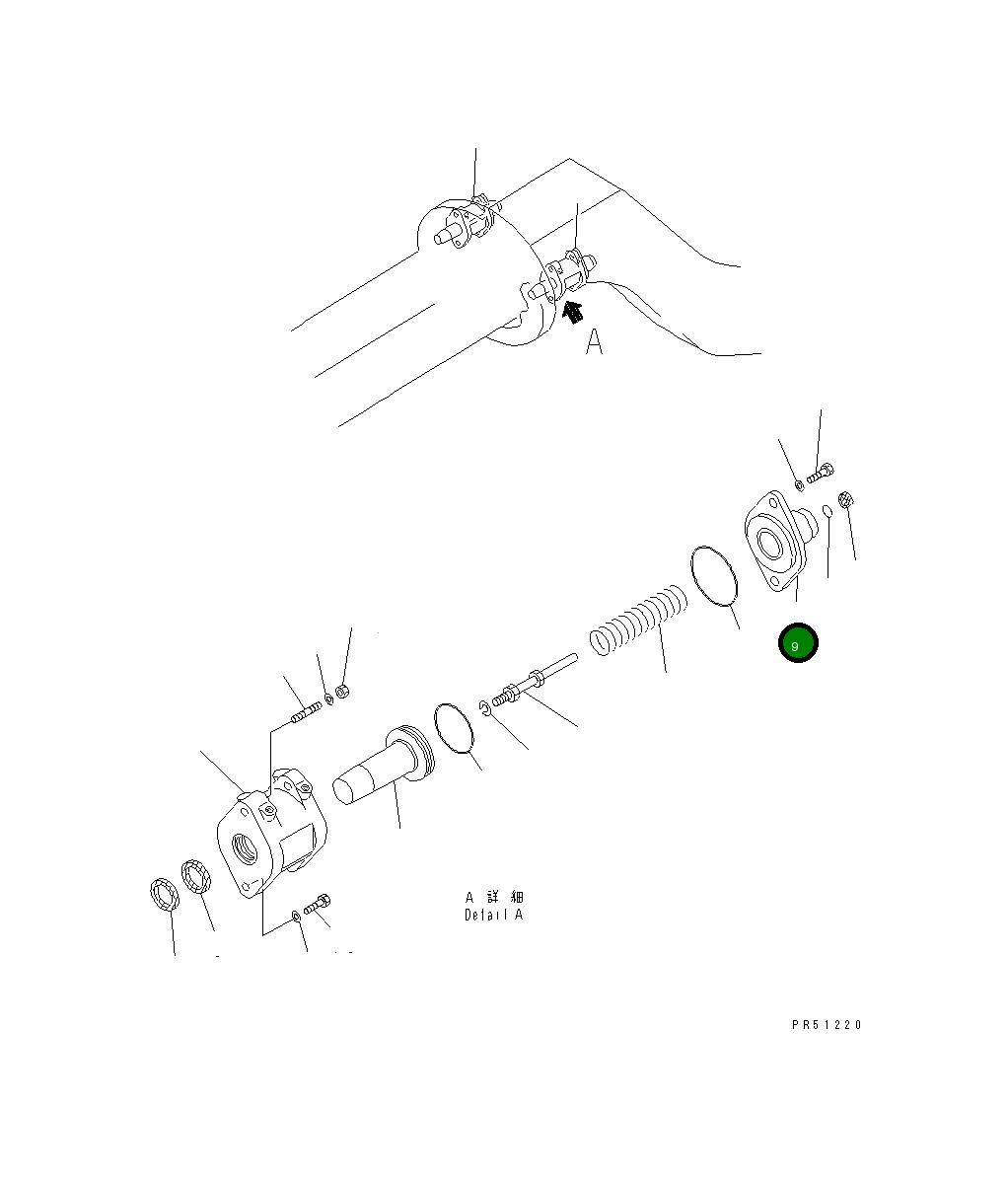 Крышка 234-43-39370 Komatsu