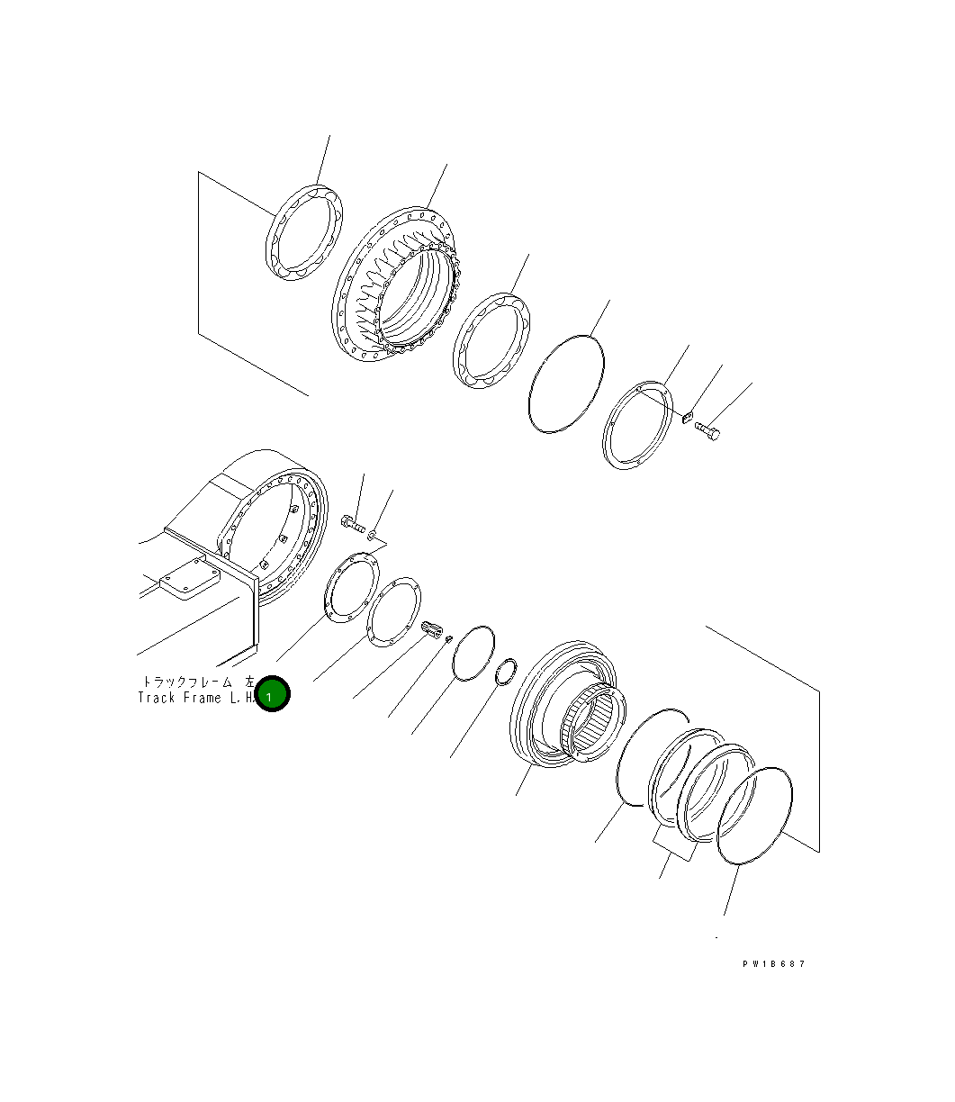 Крышка 209-27-71460 Komatsu