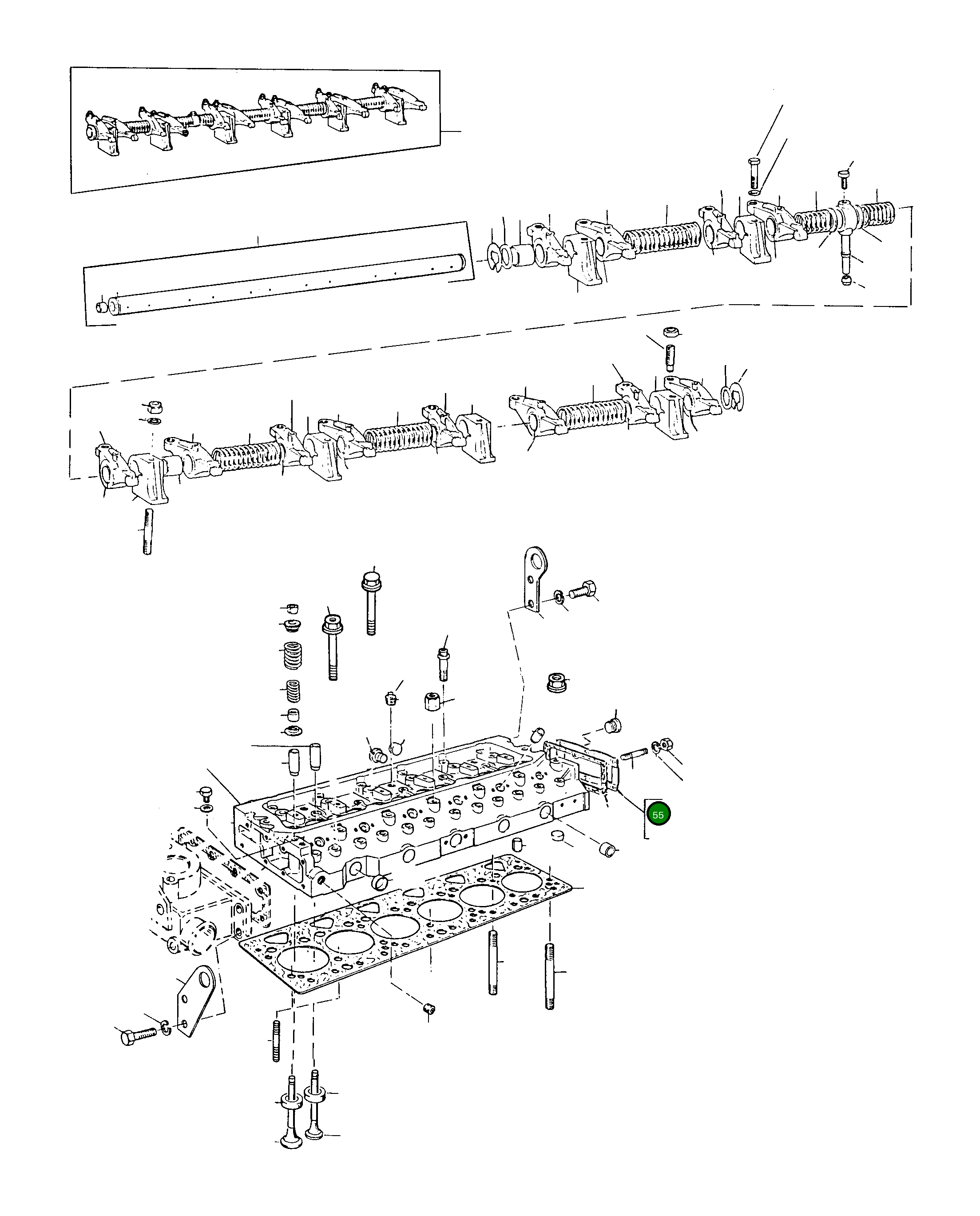 Крышка 4908590M1  Komatsu