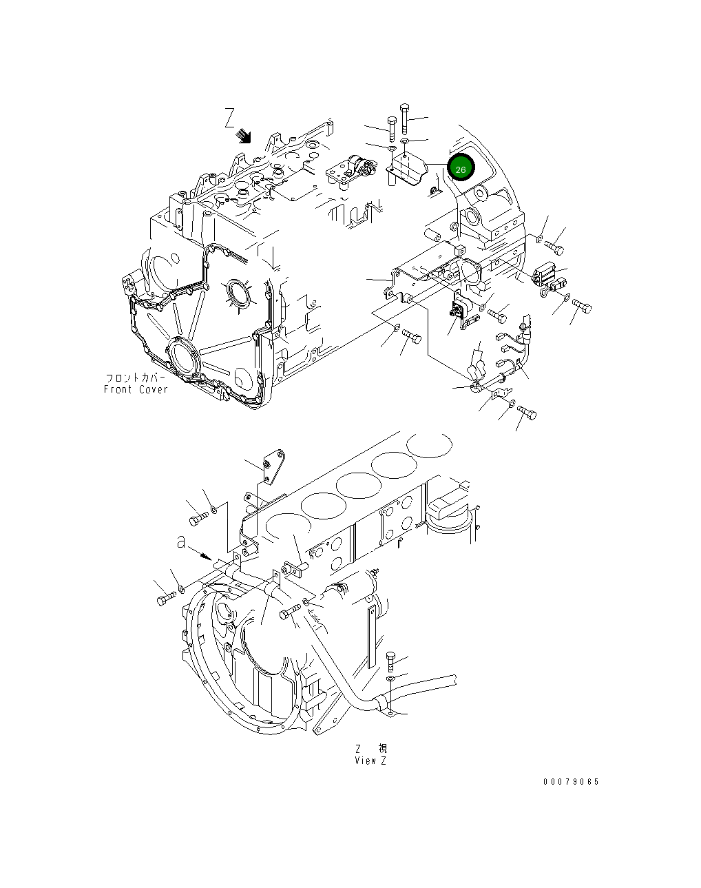 Крышка 134-06-72731 Komatsu
