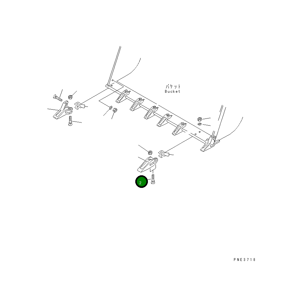 Болт 09208-11965 Komatsu
