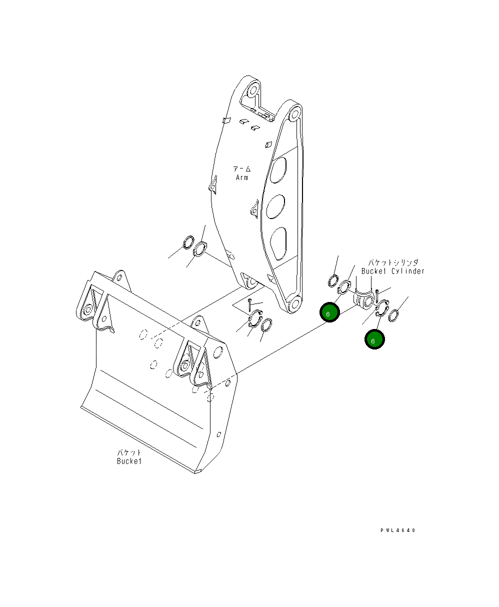 Кольцо DM66119440 Komatsu