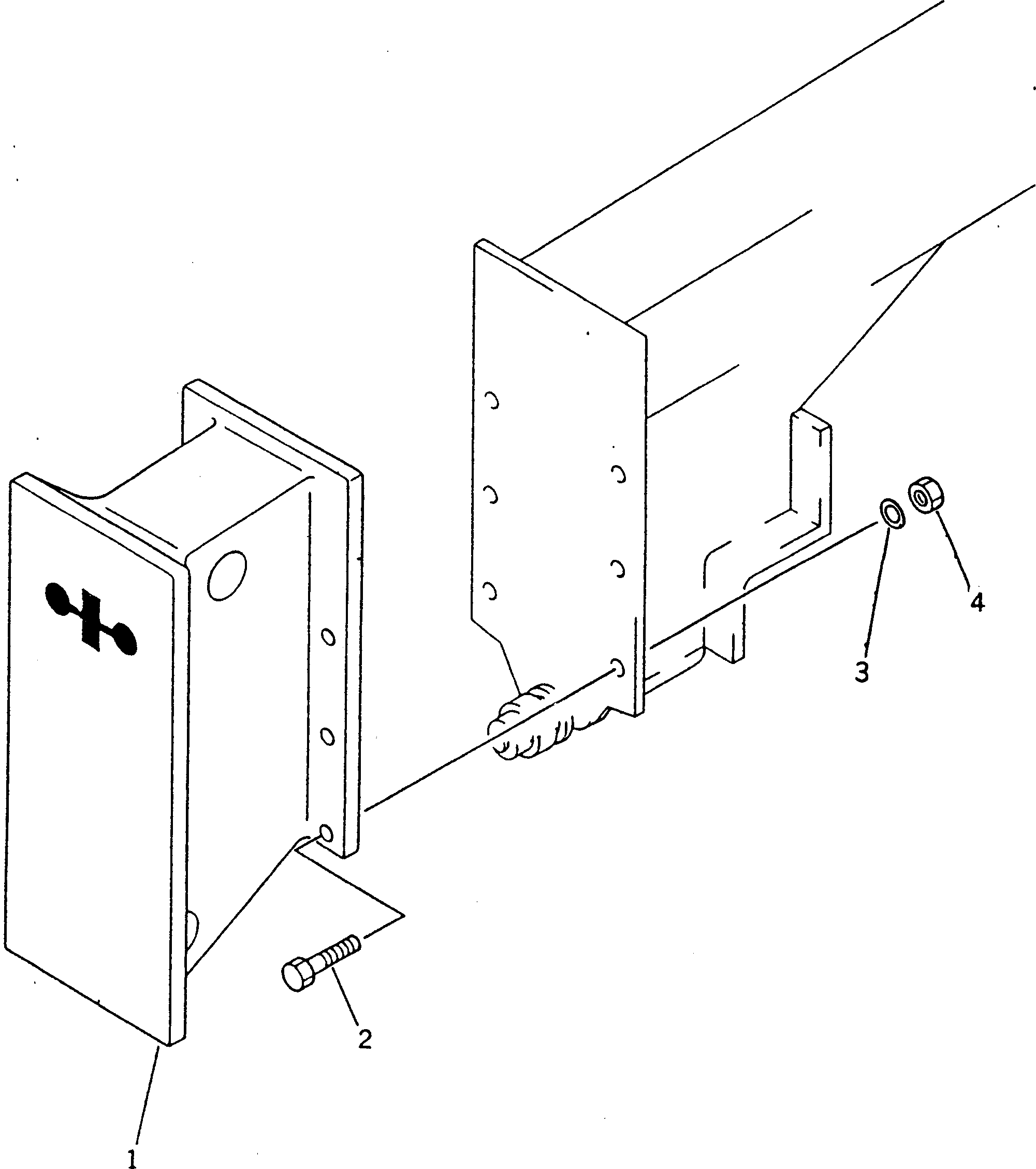 Болт 01011-52400  Komatsu