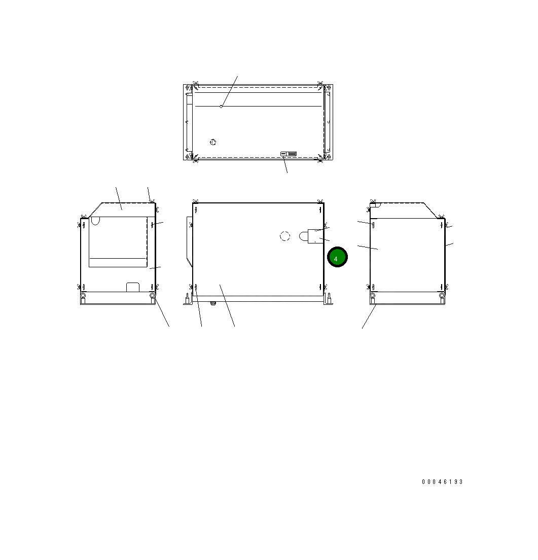 Крышка 6240-71-9160 Komatsu