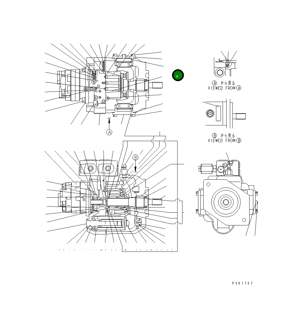 Кольцо уплотнительное (O-Ring) YM24321-000500 Komatsu
