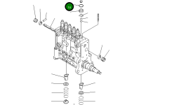 Кольцо уплотнительное (O-Ring) DK139727-0300 Komatsu