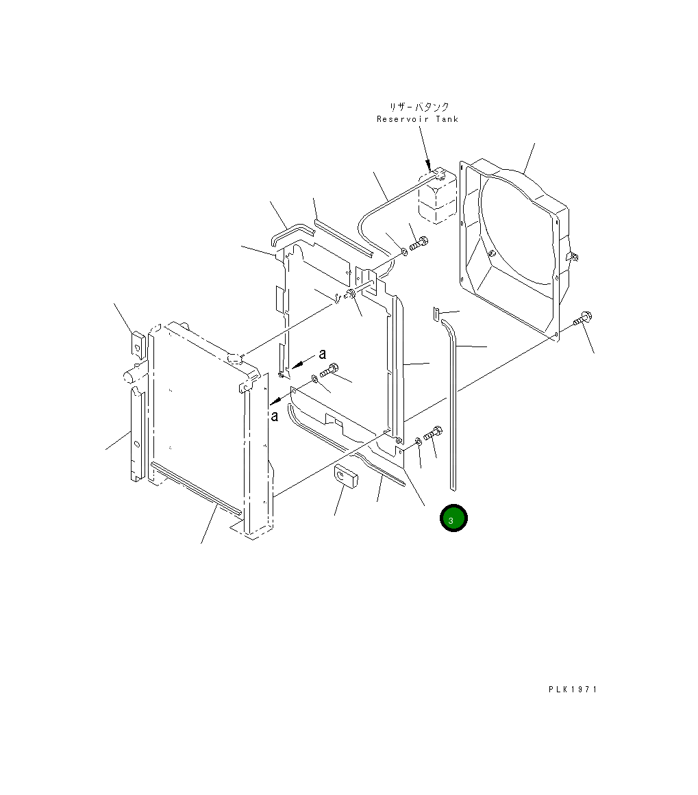 Крышка 21Y-03-11210 Komatsu