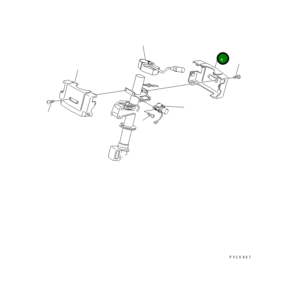 Крышка 567-54-71690 Komatsu