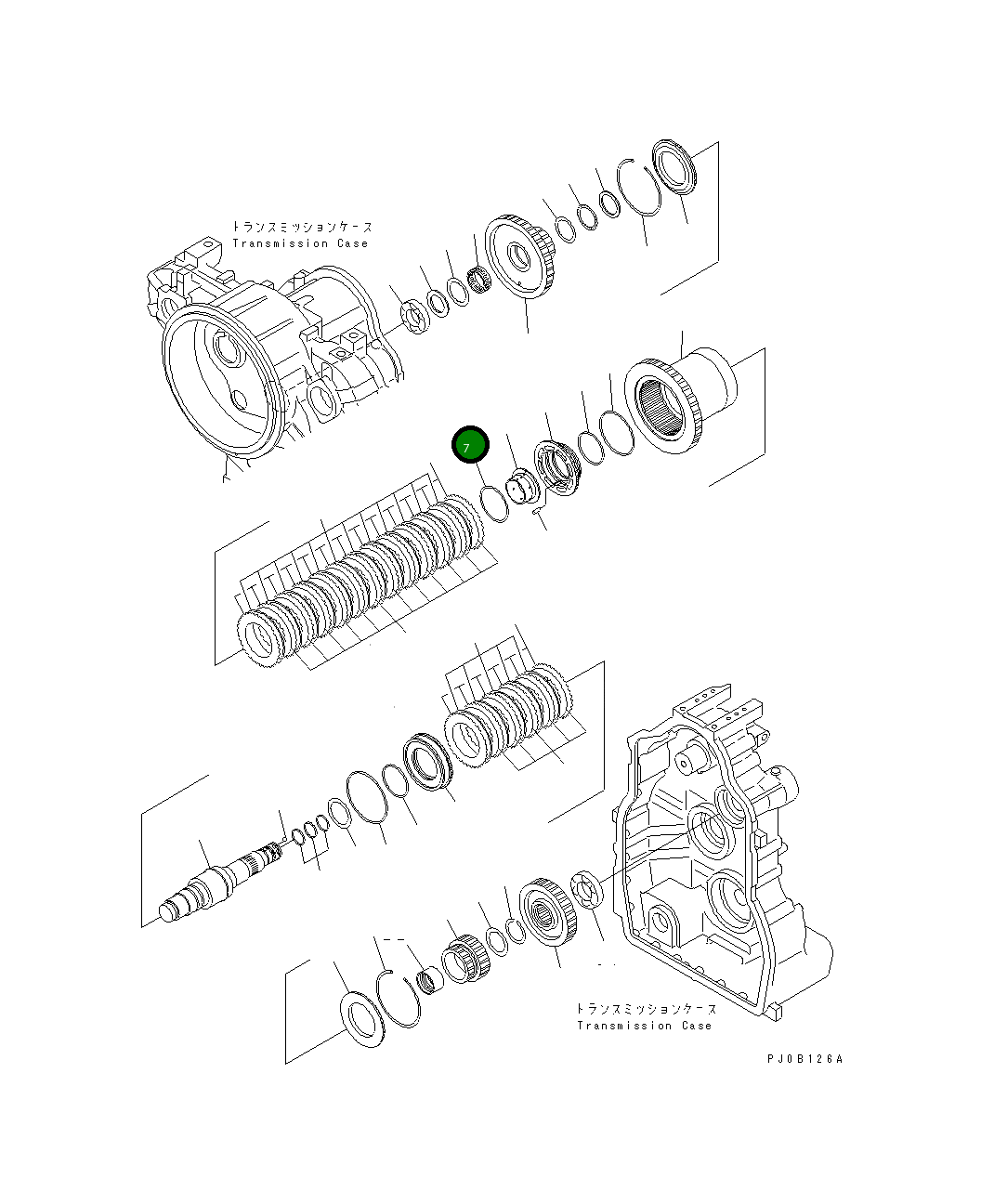 Кольцо 362-15-19520 Komatsu