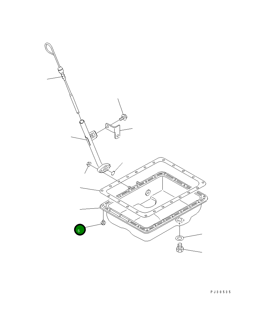 Болт YM121450-01710 Komatsu