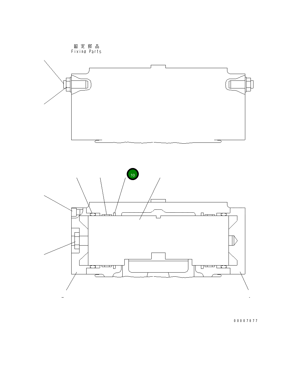 Кольцо UC10260027221 Komatsu