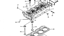 Седло клапана 6131-19-1312 Komatsu