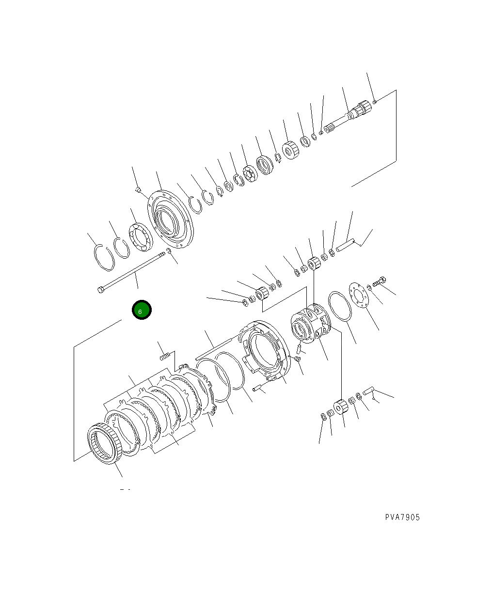 Болт 134-15-11210  Komatsu