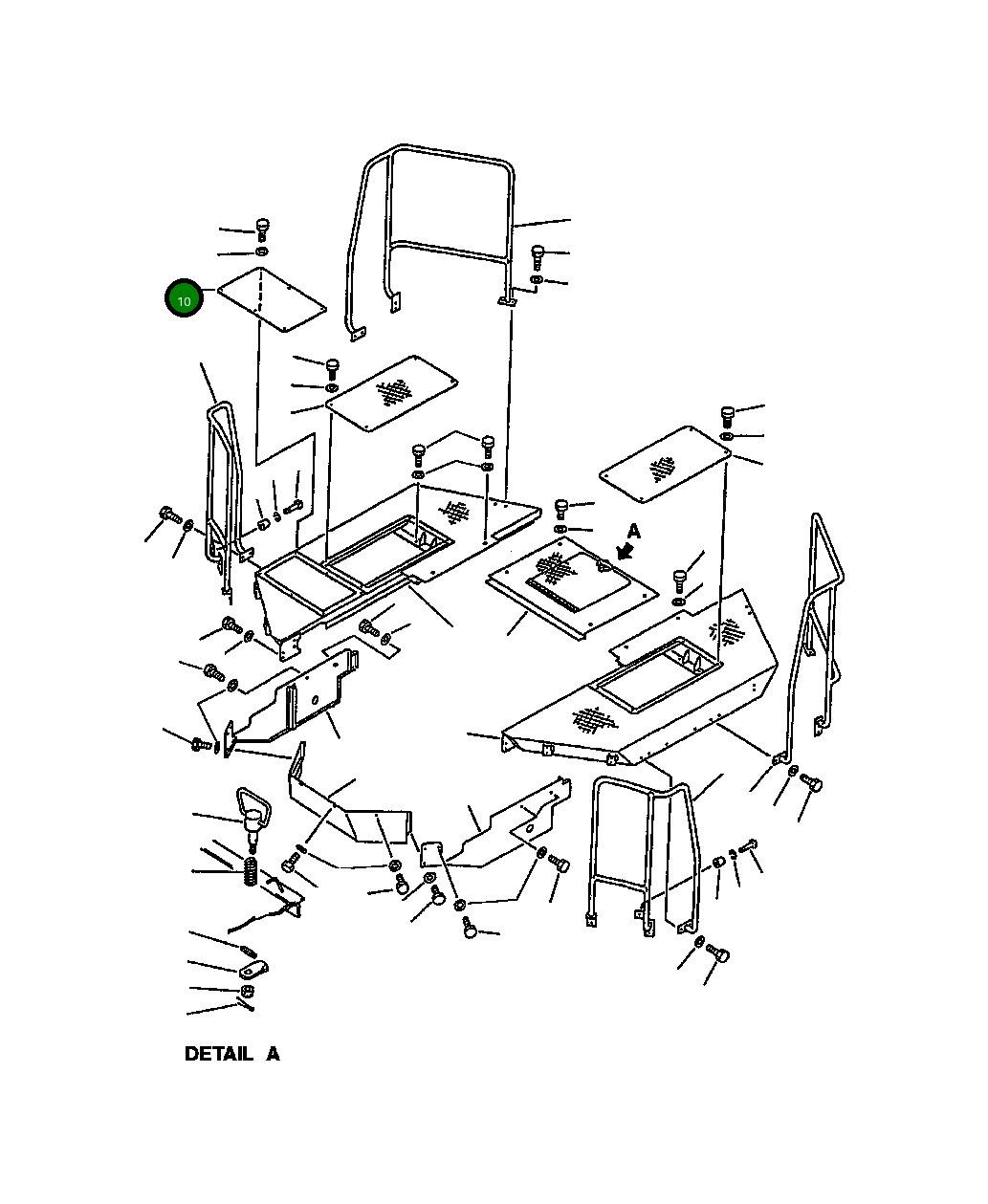 Крышка 426-54-13510 Komatsu