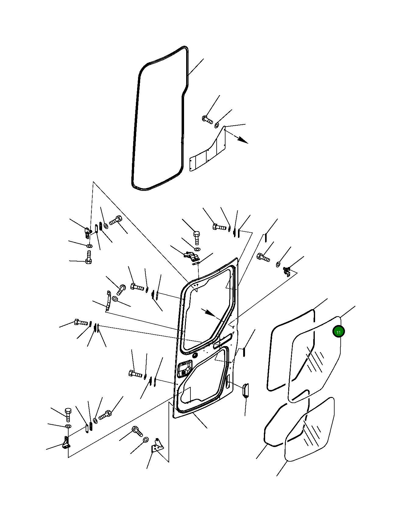 Болт 21W-54-R2230  Komatsu