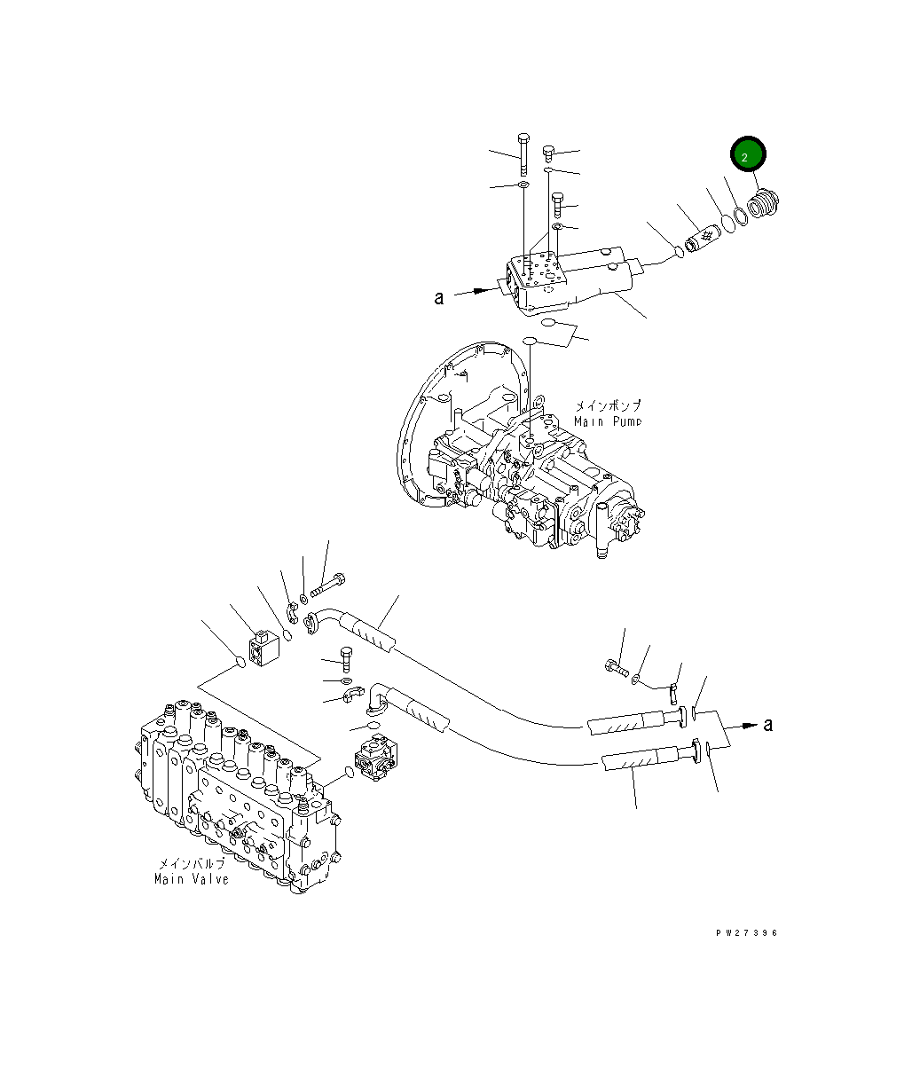 Крышка 20Y-60-22370  Komatsu
