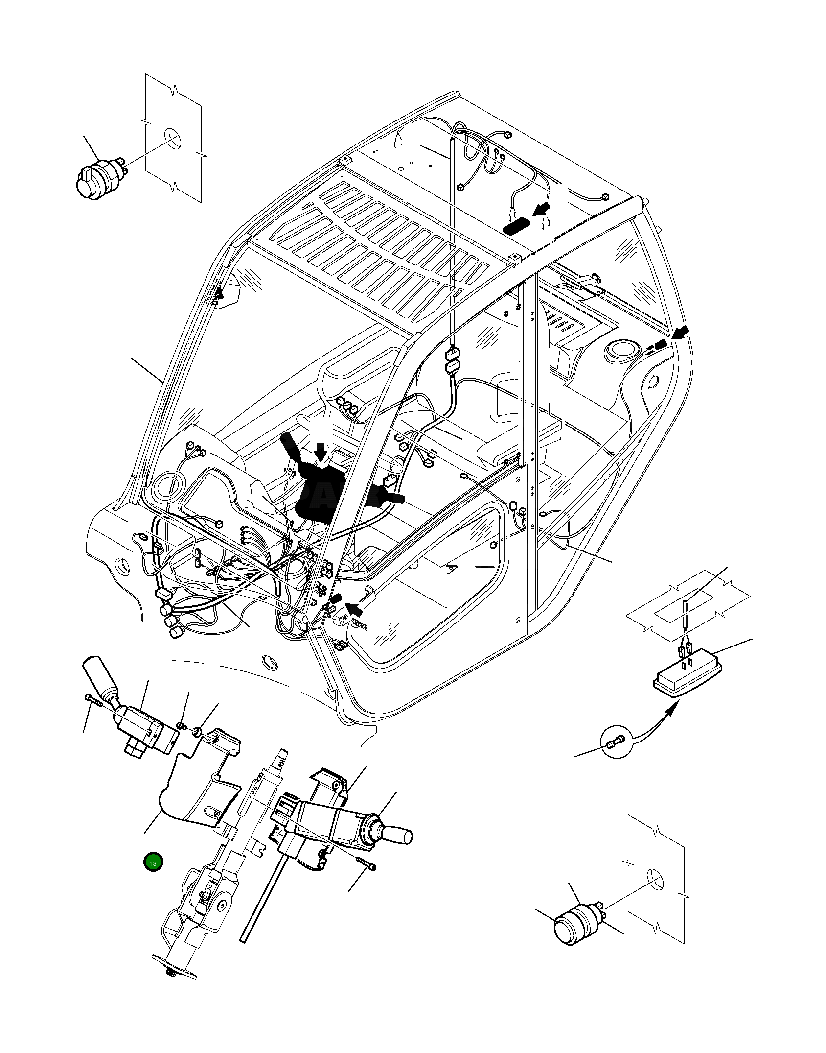 Крышка 395-56-11770 Komatsu