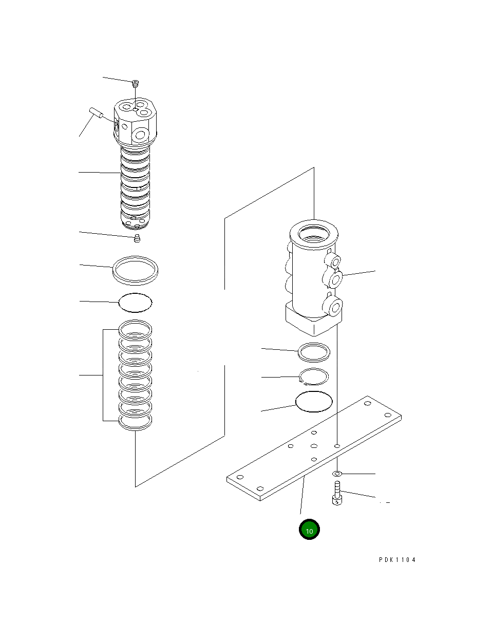 Крышка 703-06-93110 Komatsu