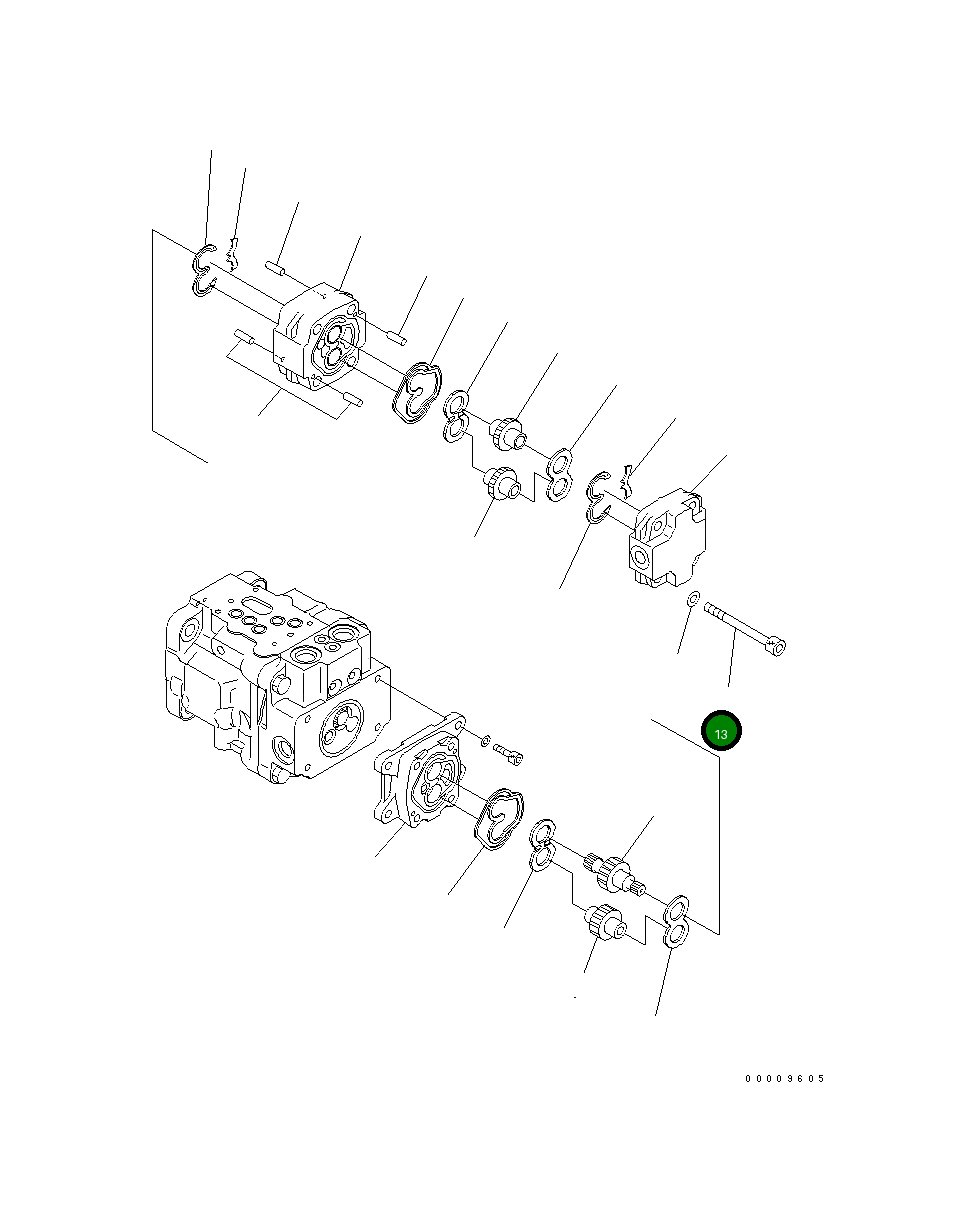 Болт 705-41-83720 Komatsu
