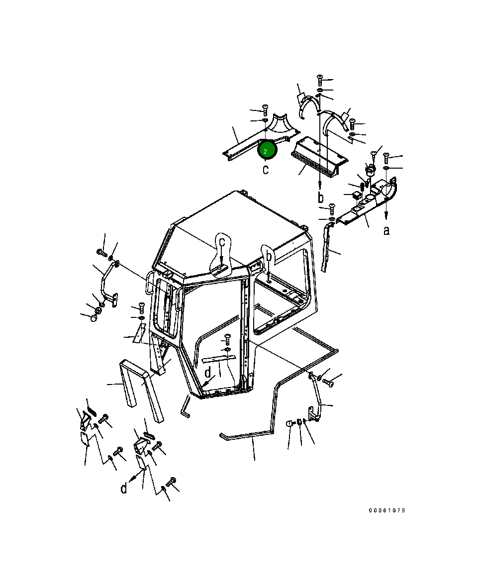 Крышка 17A-Z11-2781 Komatsu