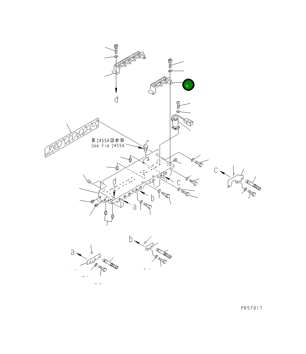 Крышка 235-15-17460 Komatsu