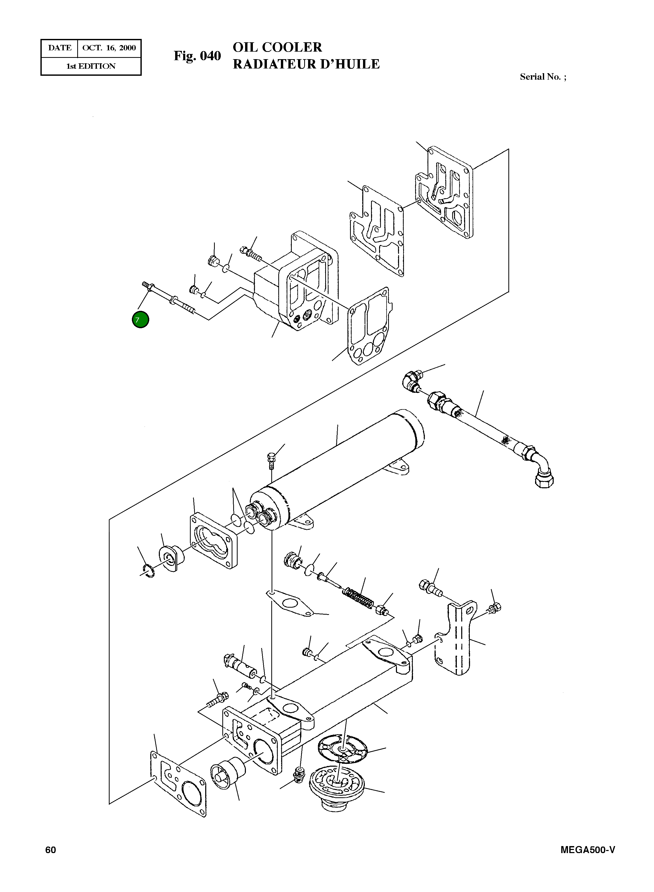 Болт 3067984 Komatsu