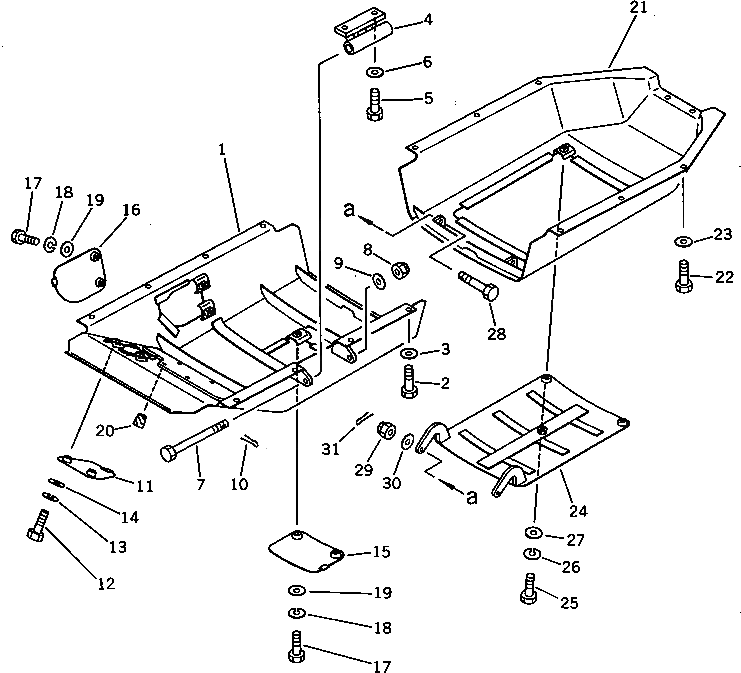 Болт 14G-854-1150 Komatsu