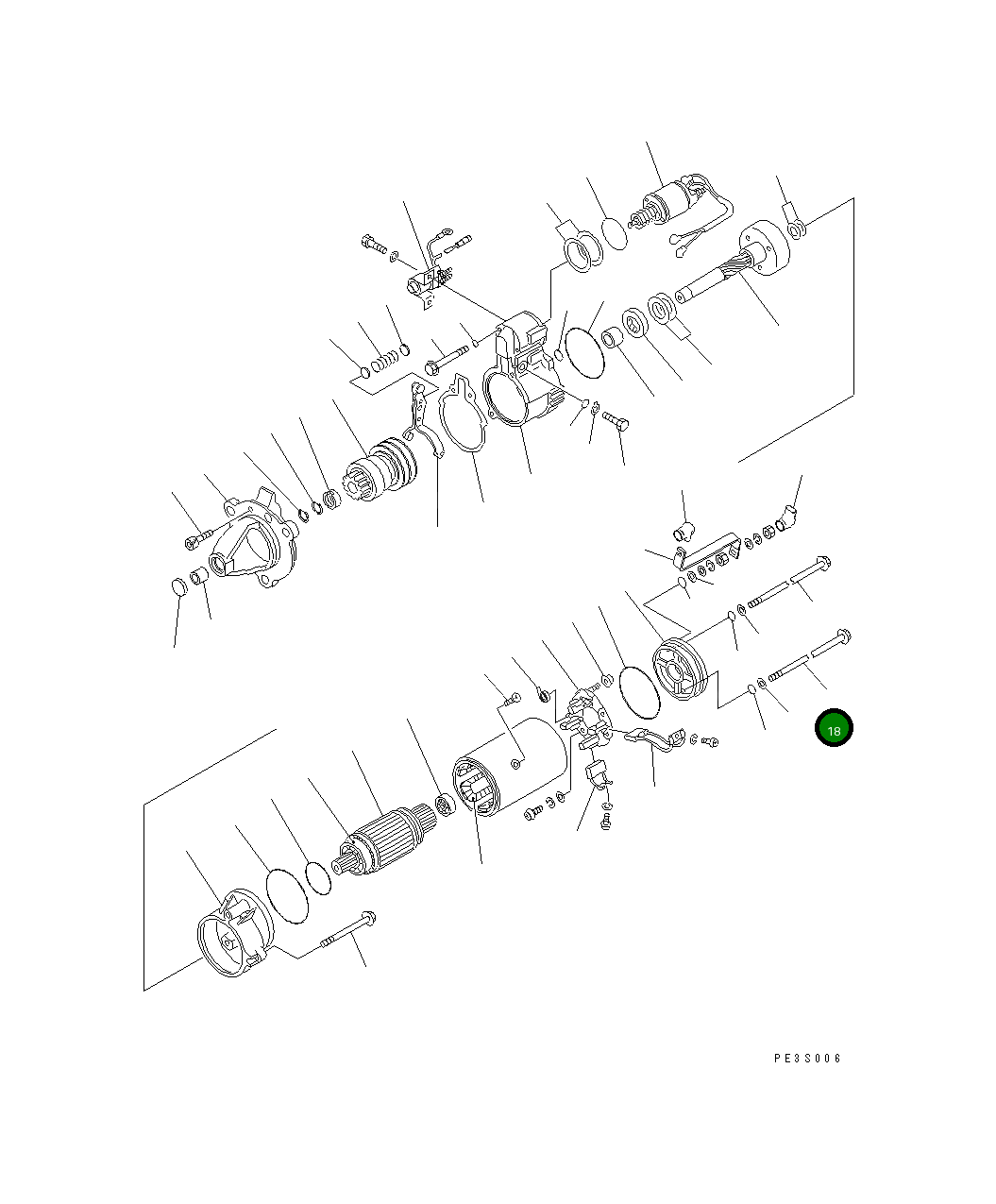 Болт SD5010-23300X0  Komatsu