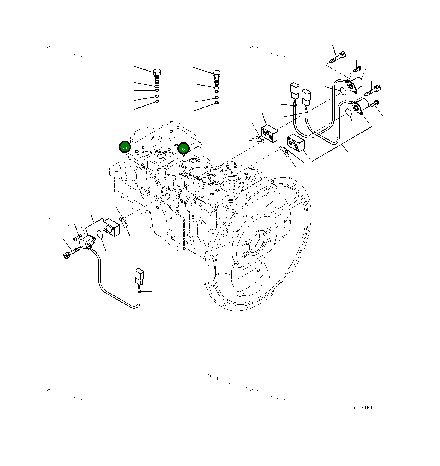 Кольцо уплотнительное (O-Ring) 07000B1008 Komatsu