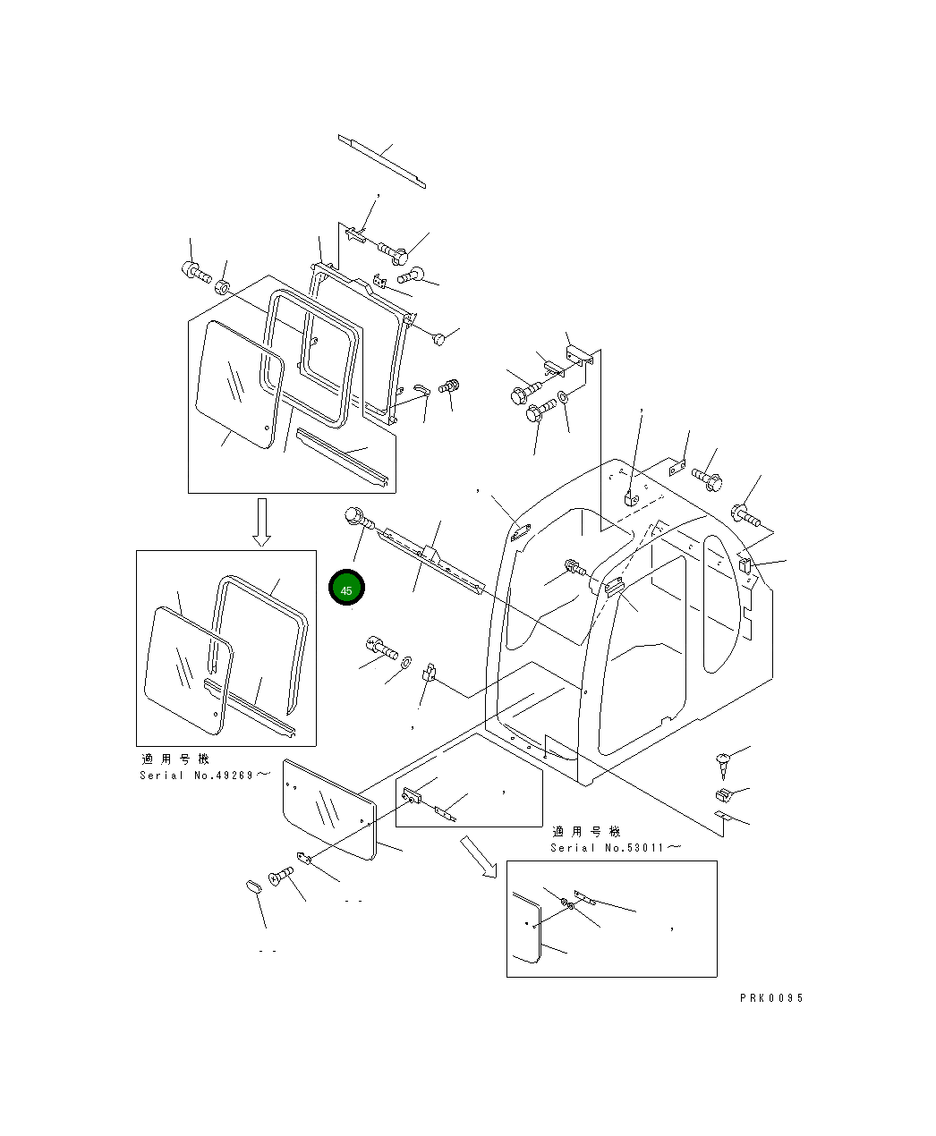 Болт 01435-30830 Komatsu