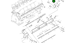 Крышка 6166-11-7470 Komatsu