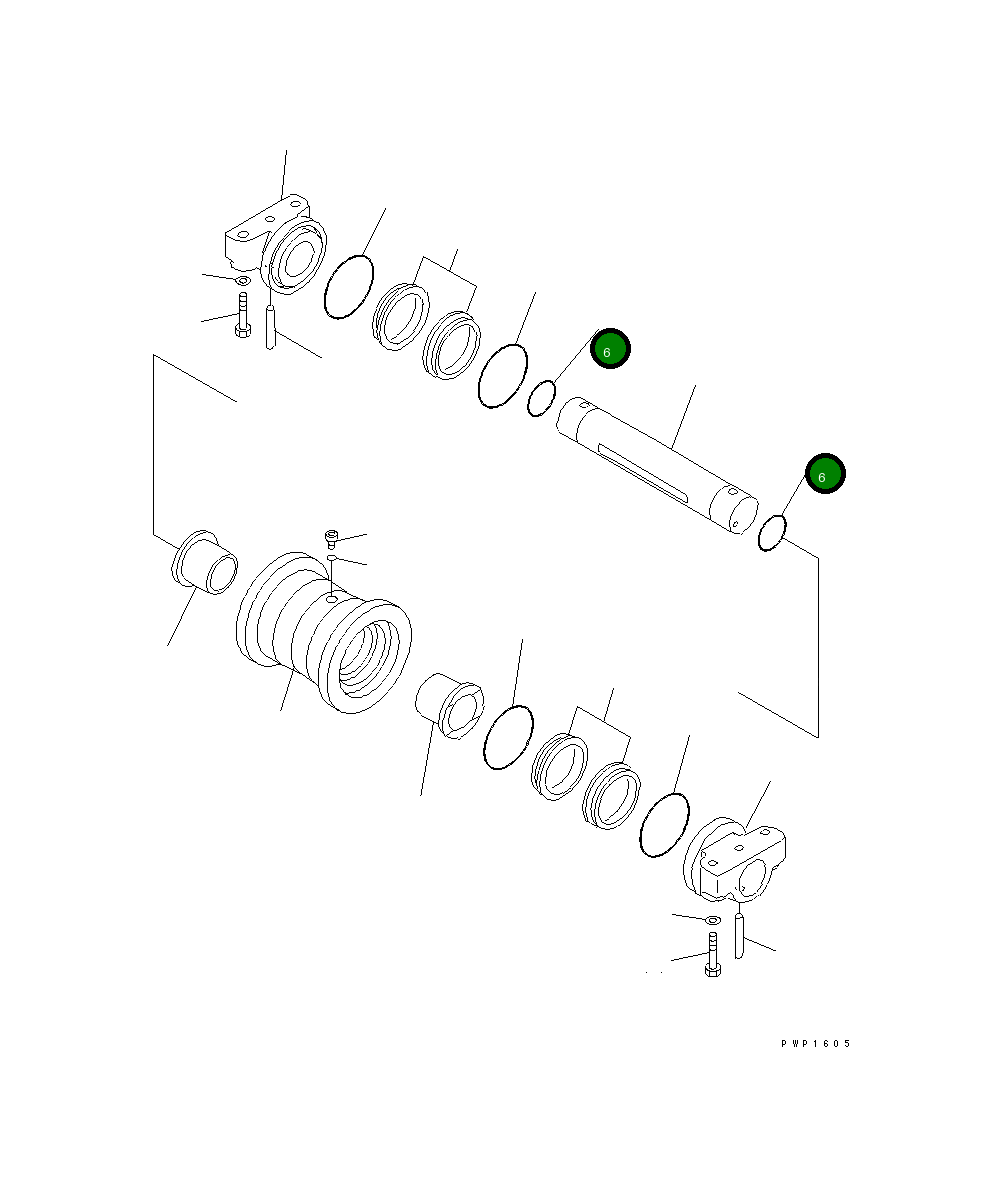 Кольцо уплотнительное (O-Ring) 20Y-30-38640  Komatsu