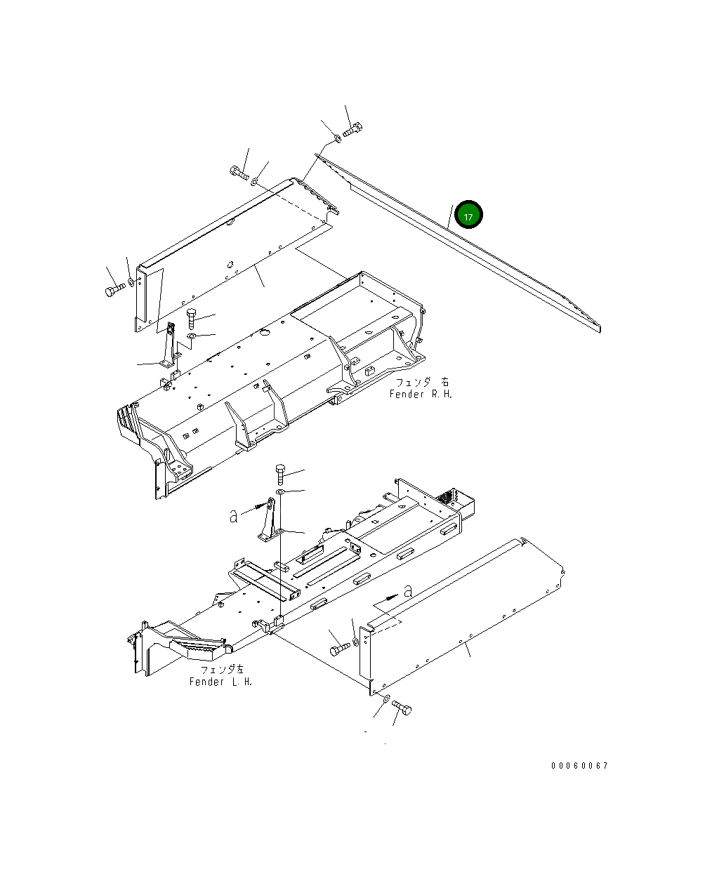 Крышка 17A-54-49230 Komatsu