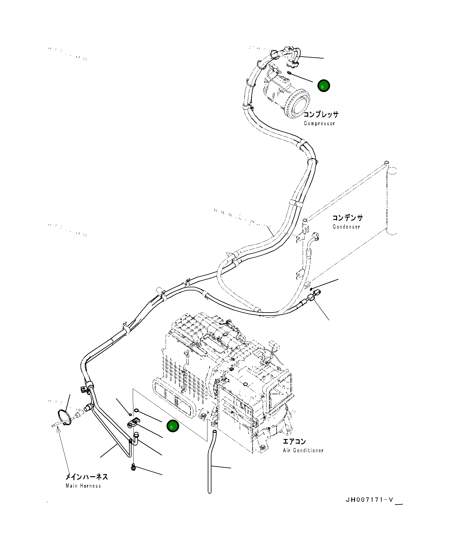 Кольцо уплотнительное (O-Ring) 20Y9793130  Komatsu