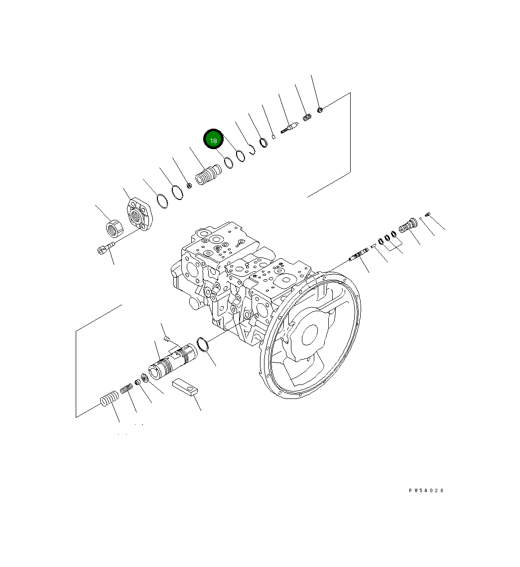 Кольцо уплотнительное (O-Ring) 07000-B3034 Komatsu