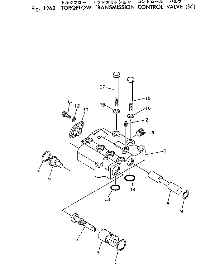 Болт 125-15-15470  Komatsu