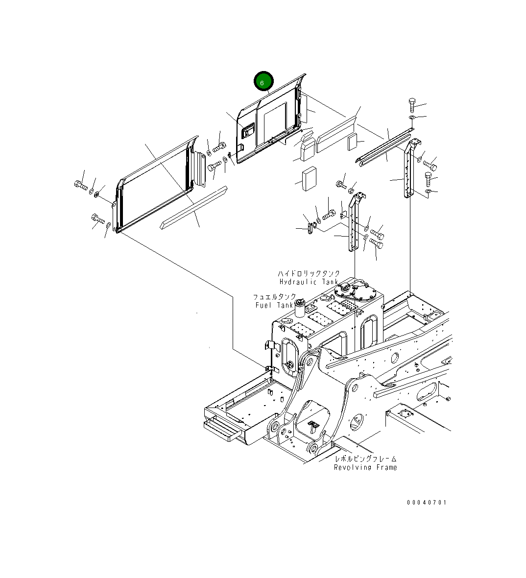 Крышка 20Y-54-K3021 Komatsu