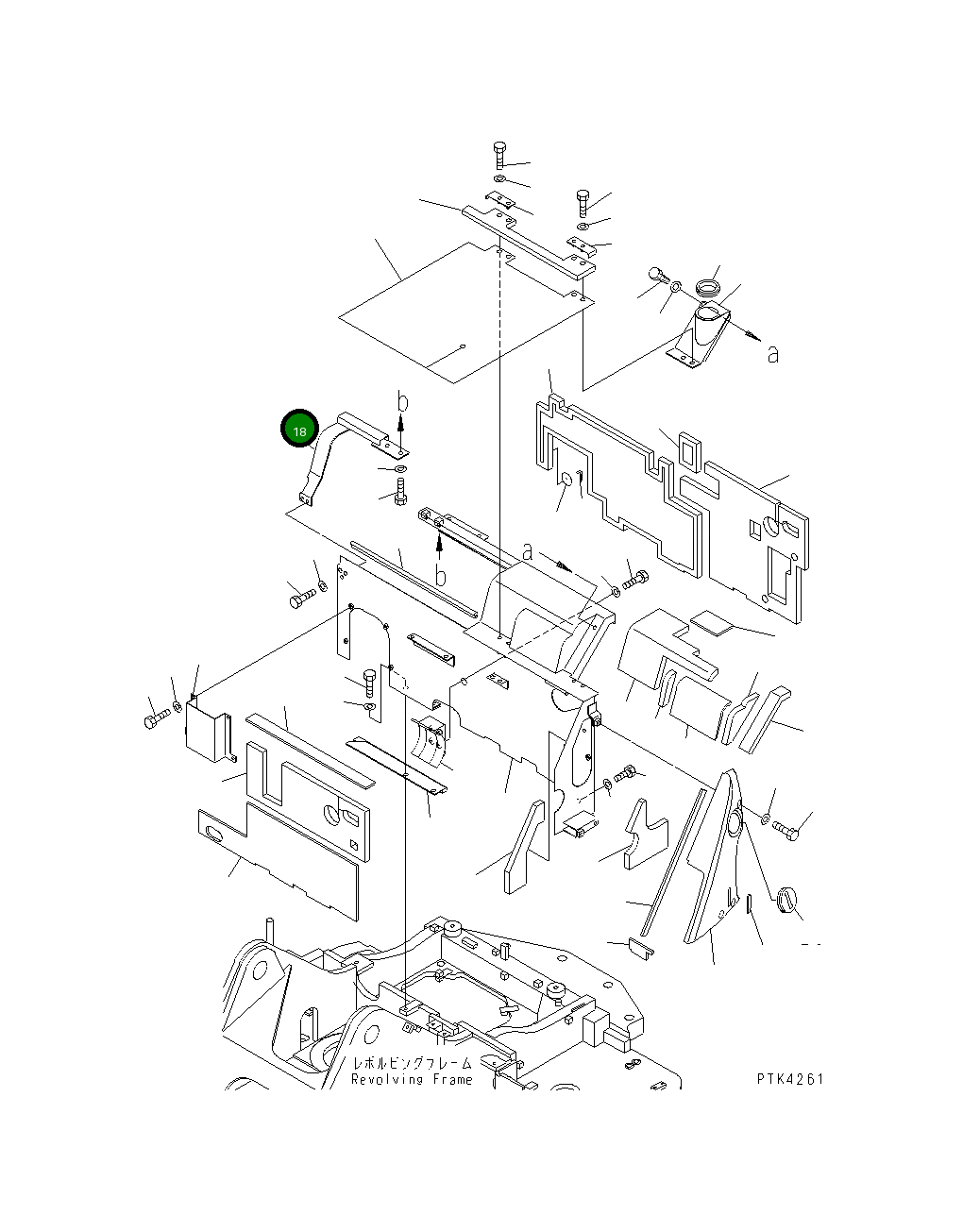 Крышка 21Y-54-17120 Komatsu